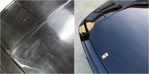 Auto Scratger Remover on car