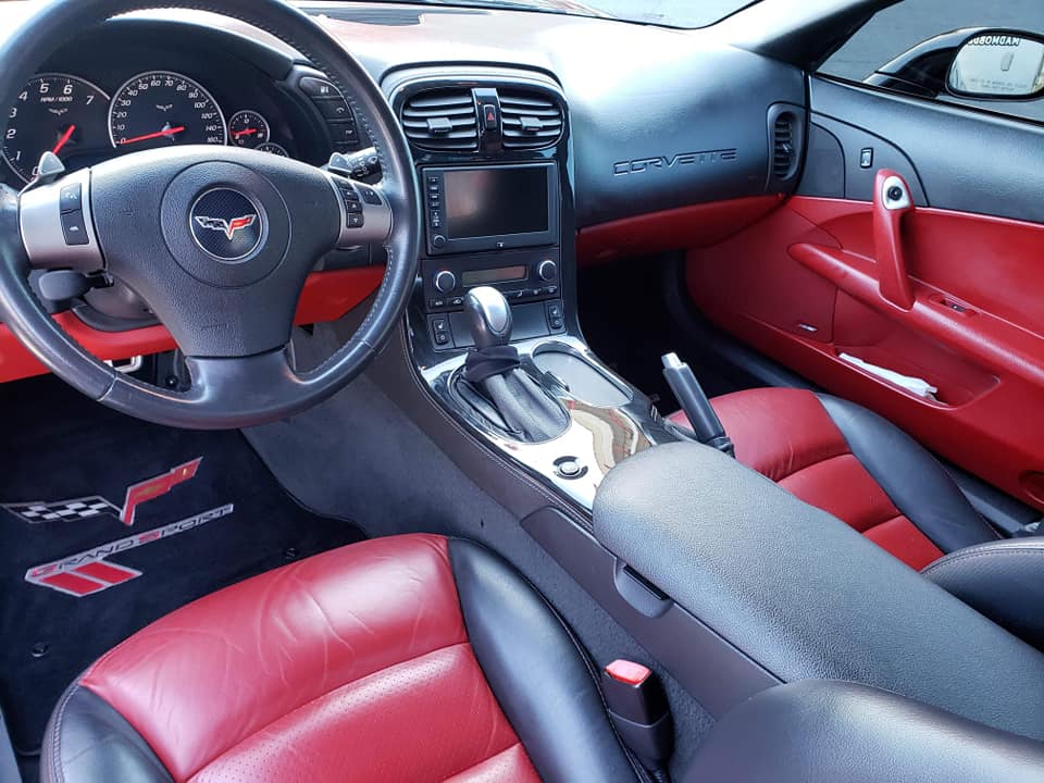inside of vehicle after auto detailing services