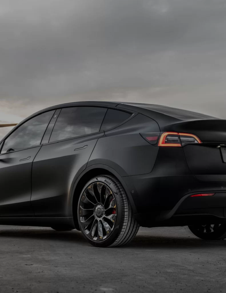 Matte Black Paint Protection Film.